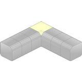 Kingspave Cobble - Two Way Low Kerb Corner - Available in both Internal and External Corners