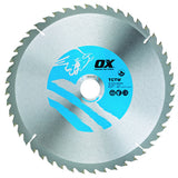 OX Wood Cutting Circular Saw Blade ATB - 48 Teeth Speed Cut 60 Teeth Cross Cut