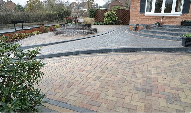 Omega Block Paving- 50 MM - 200 x 100 MM Single Size Pack