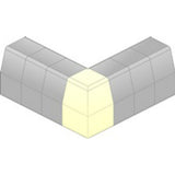 Kingspave Cobble - Three Way Large Corner Kerb - Available in both Internal and External Corners