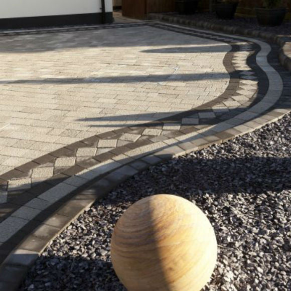 Lugano TRIO Granite Effect Block Paving - 3 Size Pack 60 mm Thick