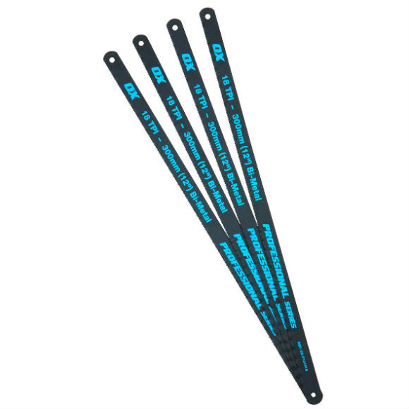 PRO HACKSAW BLADES 18 TPI PACK 4