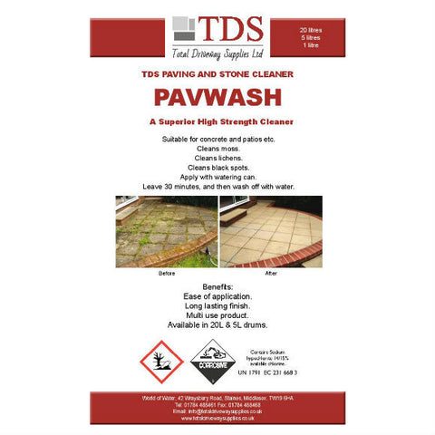 TDS Pavwash - Available in 5L & 20 L
