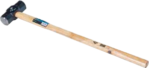 PRO HICKORY HANDLE SLEDGE HAMMER 10 LB
