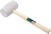 PRO WHITE RUBBER MALLET - 32oz