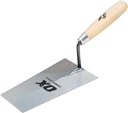 TRADE BUCKET TROWEL - WOODEN HANDLE / 7" / 180MM