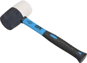 TRADE FIBREGLASS HANDLE COMBINATION RUBBER MALLET - 16 oz