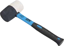 TRADE FIBREGLASS HANDLE COMBINATION RUBBER MALLET - 32 oz