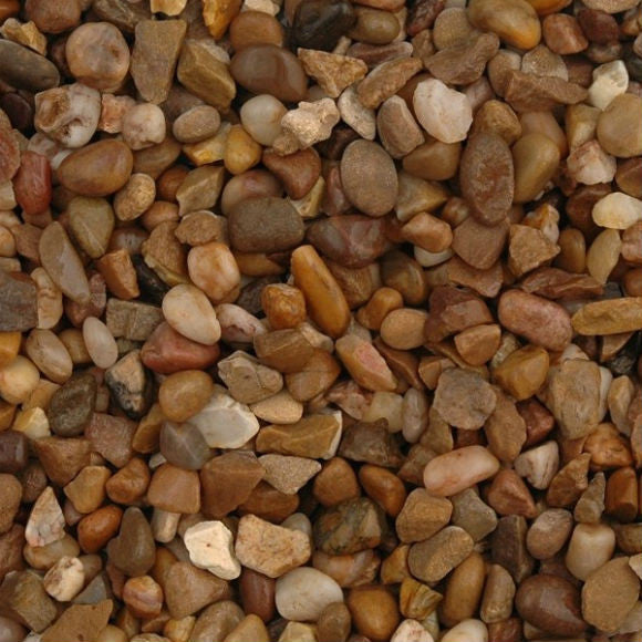Trent Pea Gravel Alluvial Quartz Shingle 3 - 6 MM