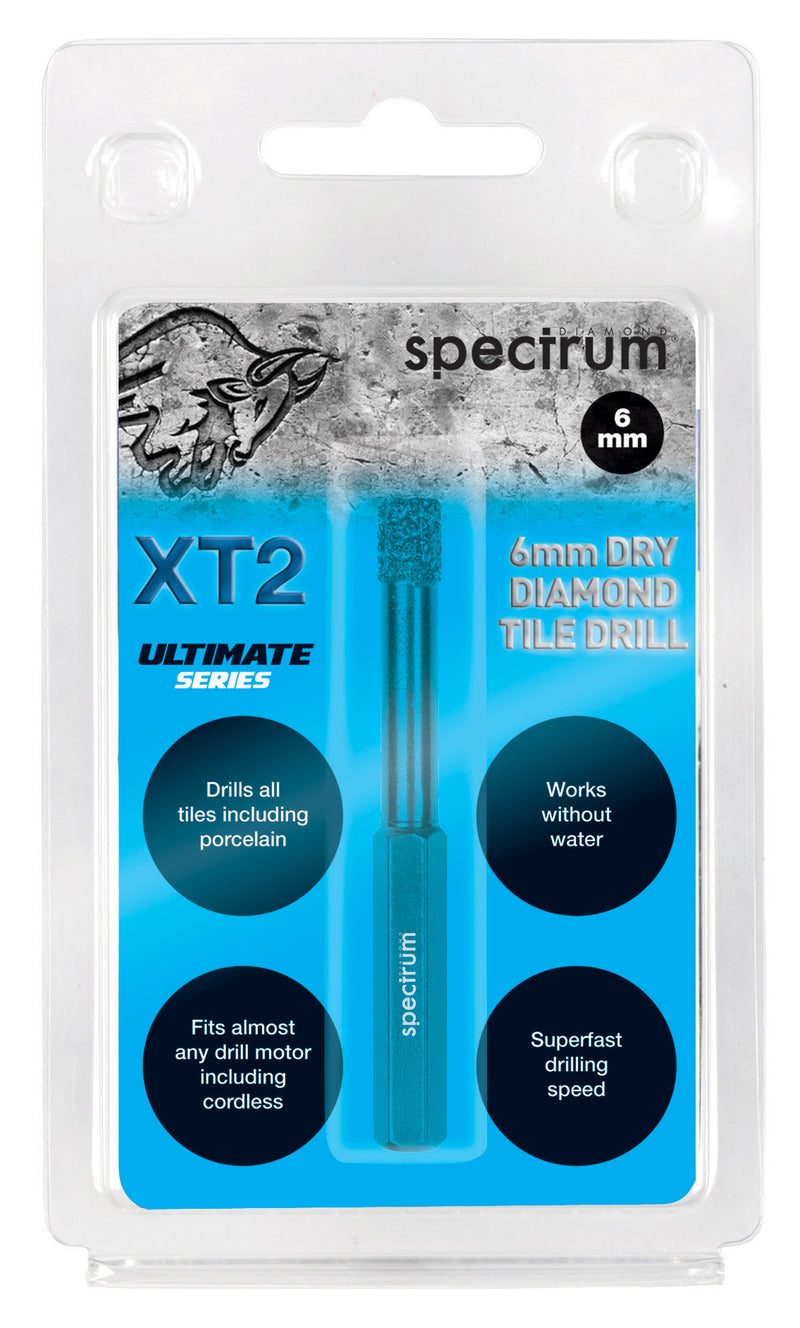 Ultimate Dry Tile Drill - 5 Diameter Sizes Available