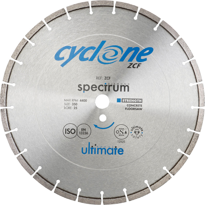 Ultimate ZCF Cyclone - Concrete Diamond Blade