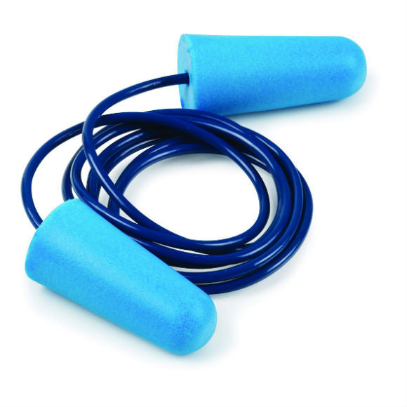 DISPOSABLE EAR PLUGS - CORDED - BOX OF 200