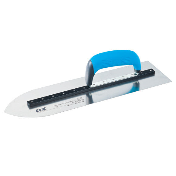 PRO POINTED FLOORING TROWEL 115 x 405mm - 18 Ins